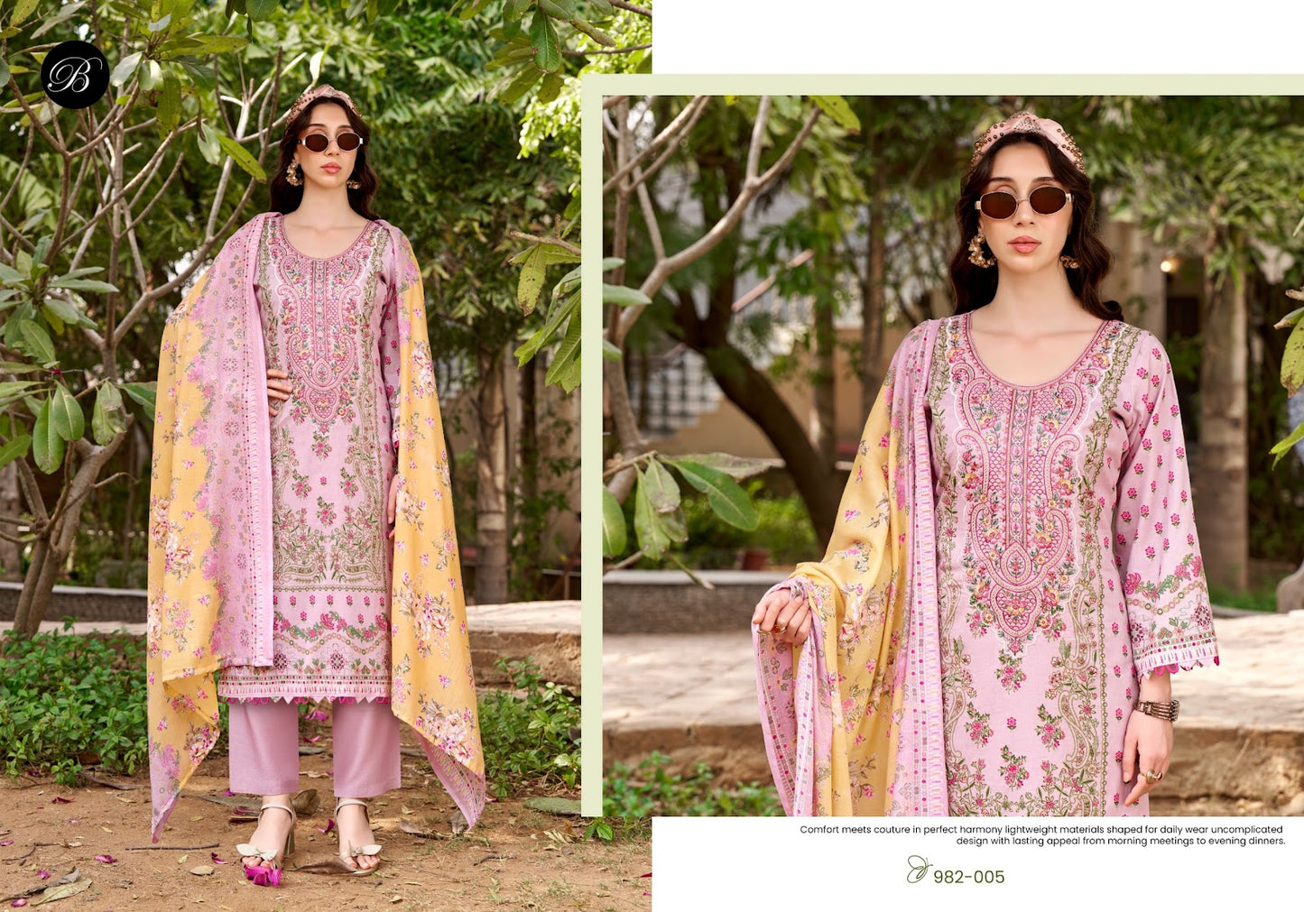 Naira Vol 144 Belliza Designer Studio Cotton Karachi Salwar Suits Supplier Gujarat