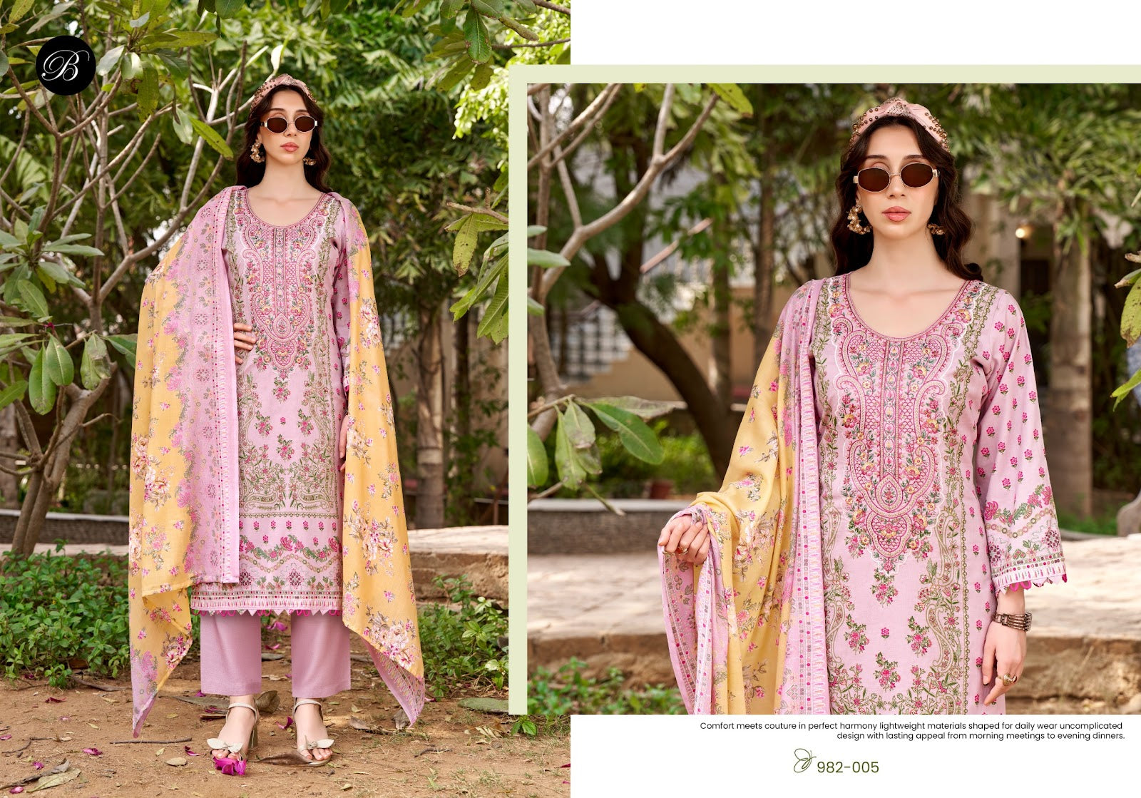 Naira Vol 144 Belliza Designer Studio Cotton Karachi Salwar Suits Supplier Gujarat