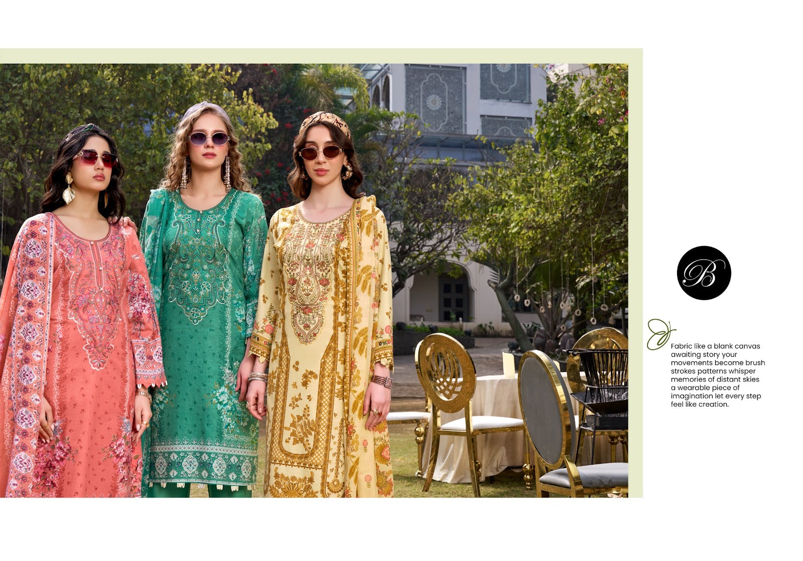 Naira Vol 144 Belliza Designer Studio Cotton Karachi Salwar Suits Supplier Gujarat