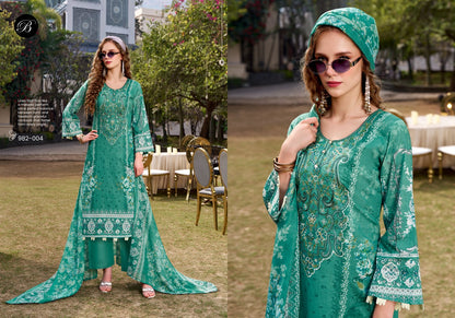 Naira Vol 144 Belliza Designer Studio Cotton Karachi Salwar Suits Supplier Gujarat