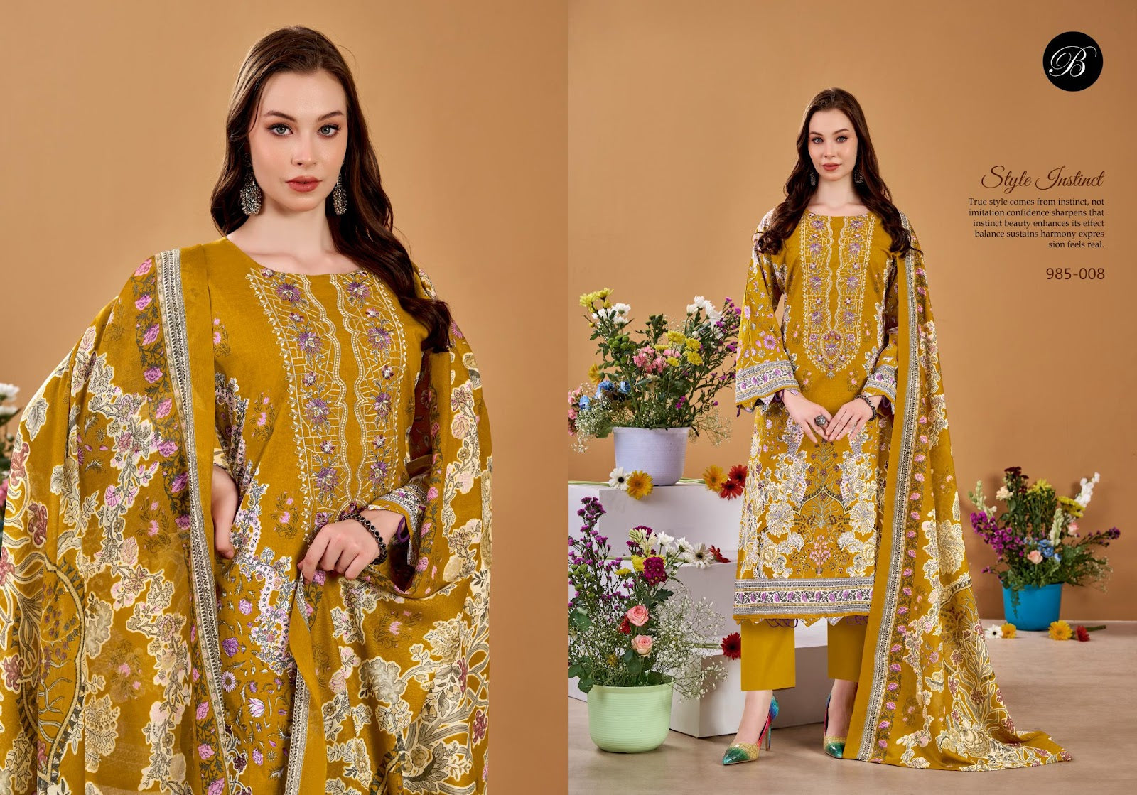 Naira Vol 145 Belliza Designer Studio Pure Cotton Karachi Salwar Suits Wholesaler Ahmedabad