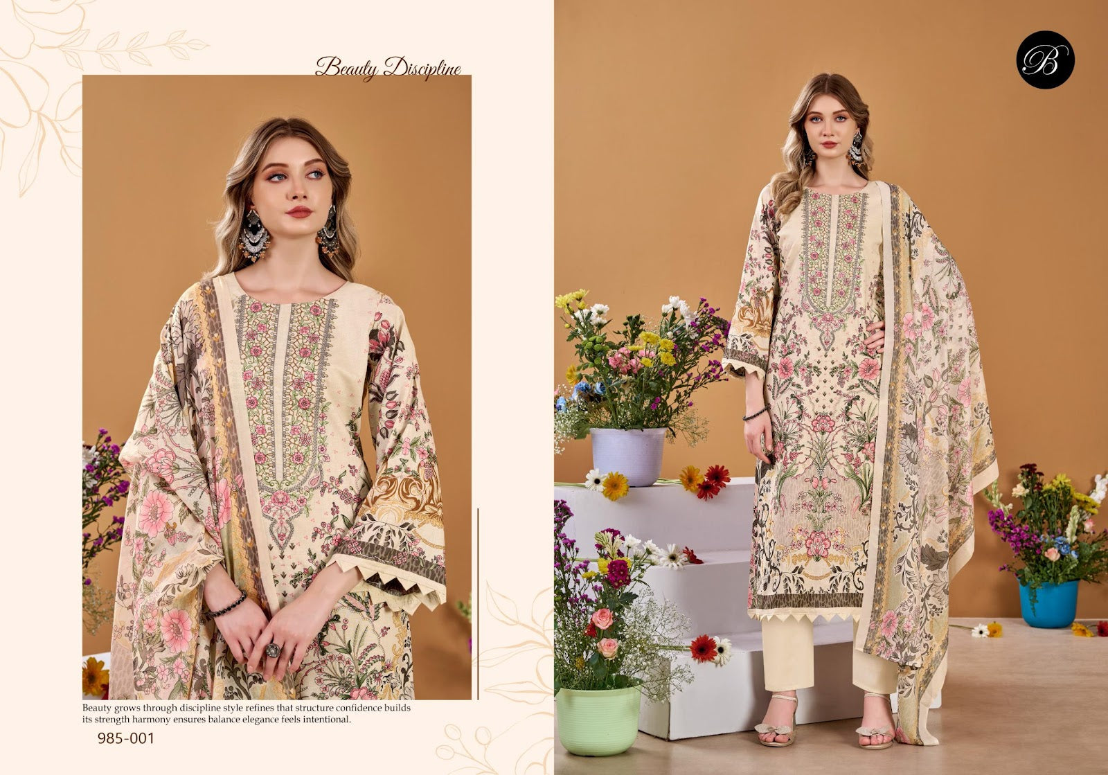 Naira Vol 145 Belliza Designer Studio Pure Cotton Karachi Salwar Suits Wholesaler Ahmedabad