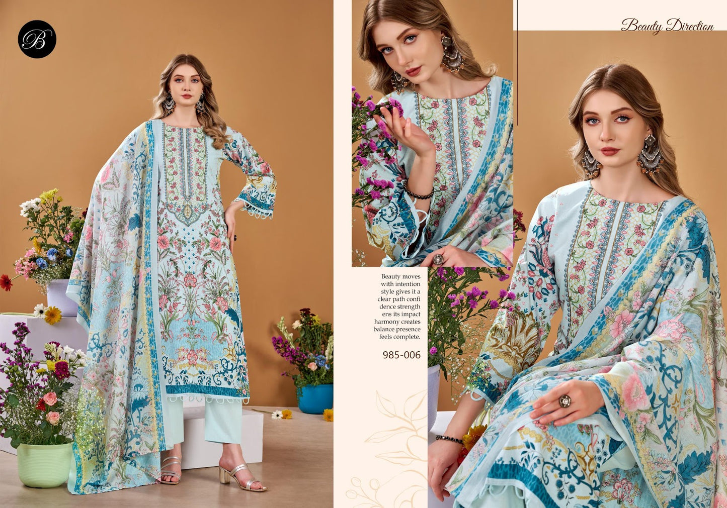 Naira Vol 145 Belliza Designer Studio Pure Cotton Karachi Salwar Suits Wholesaler Ahmedabad