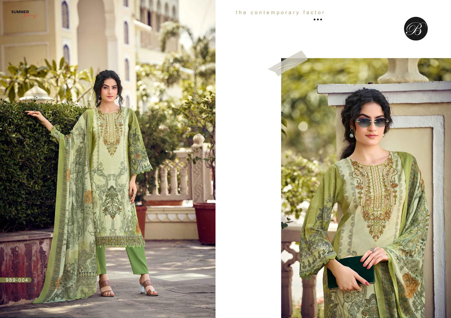 Naira Vol 148 Belliza Designer Studio Pure Cotton Karachi Salwar Suits Manufacturer Ahmedabad