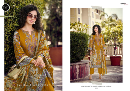 Naira Vol 148 Belliza Designer Studio Pure Cotton Karachi Salwar Suits Manufacturer Ahmedabad