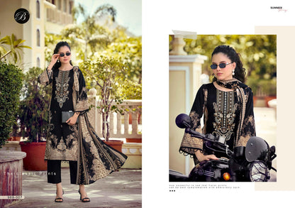 Naira Vol 148 Belliza Designer Studio Pure Cotton Karachi Salwar Suits Manufacturer Ahmedabad