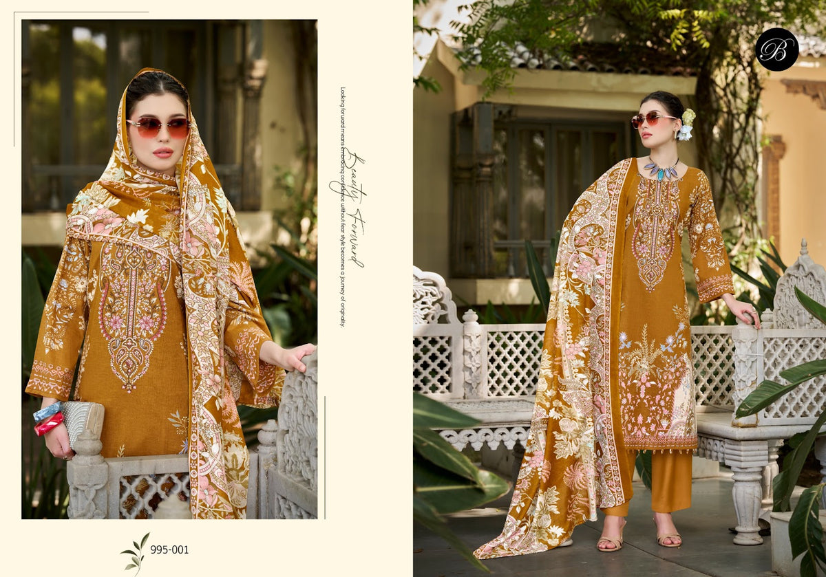 Naira Vol 153 Belliza Designer Studio Cotton Karachi Salwar Suits Exporter Ahmedabad