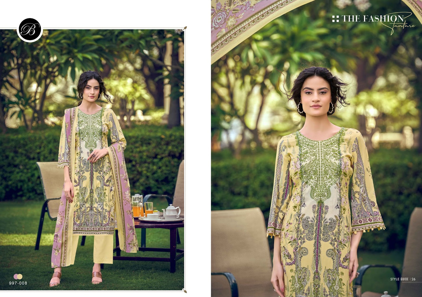 Naira Vol 154 Belliza Designer Studio Cotton Karachi Salwar Suits Supplier Ahmedabad