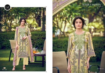 Naira Vol 154 Belliza Designer Studio Cotton Karachi Salwar Suits Supplier Ahmedabad