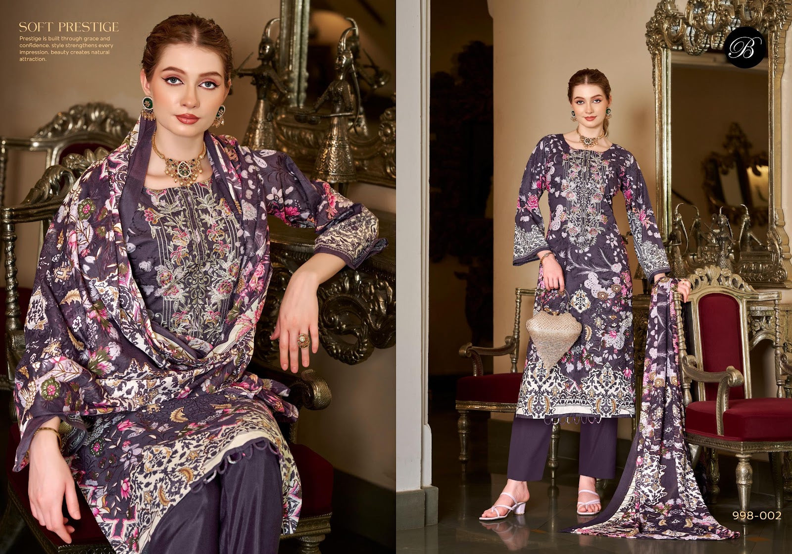 Naira Vol 155 Belliza Designer Studio Pure Cotton Karachi Salwar Suits Supplier