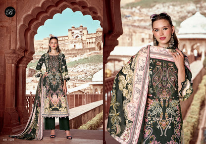 Naira Vol 158 Belliza Designer Studio Cotton Karachi Salwar Suits Wholesaler Gujarat