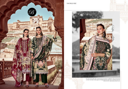 Naira Vol 158 Belliza Designer Studio Cotton Karachi Salwar Suits Wholesaler Gujarat