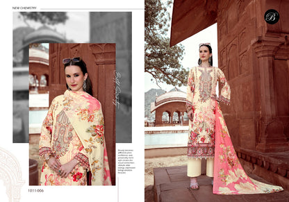 Naira Vol 158 Belliza Designer Studio Cotton Karachi Salwar Suits Wholesaler Gujarat