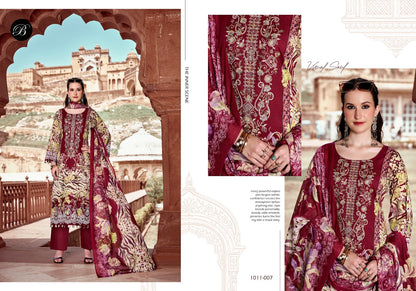Naira Vol 158 Belliza Designer Studio Cotton Karachi Salwar Suits Wholesaler Gujarat