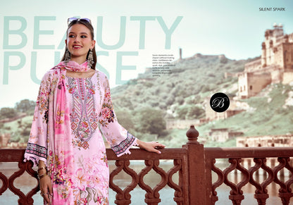 Naira Vol 158 Belliza Designer Studio Cotton Karachi Salwar Suits Wholesaler Gujarat