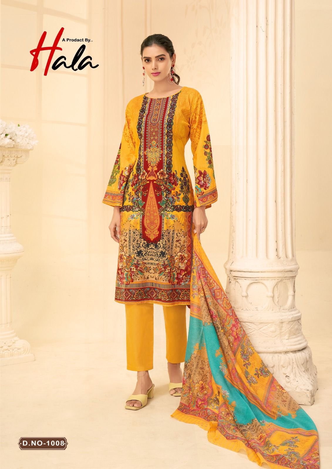 Naira Vol 1 Hala Cotton Karachi Salwar Suits Exporter