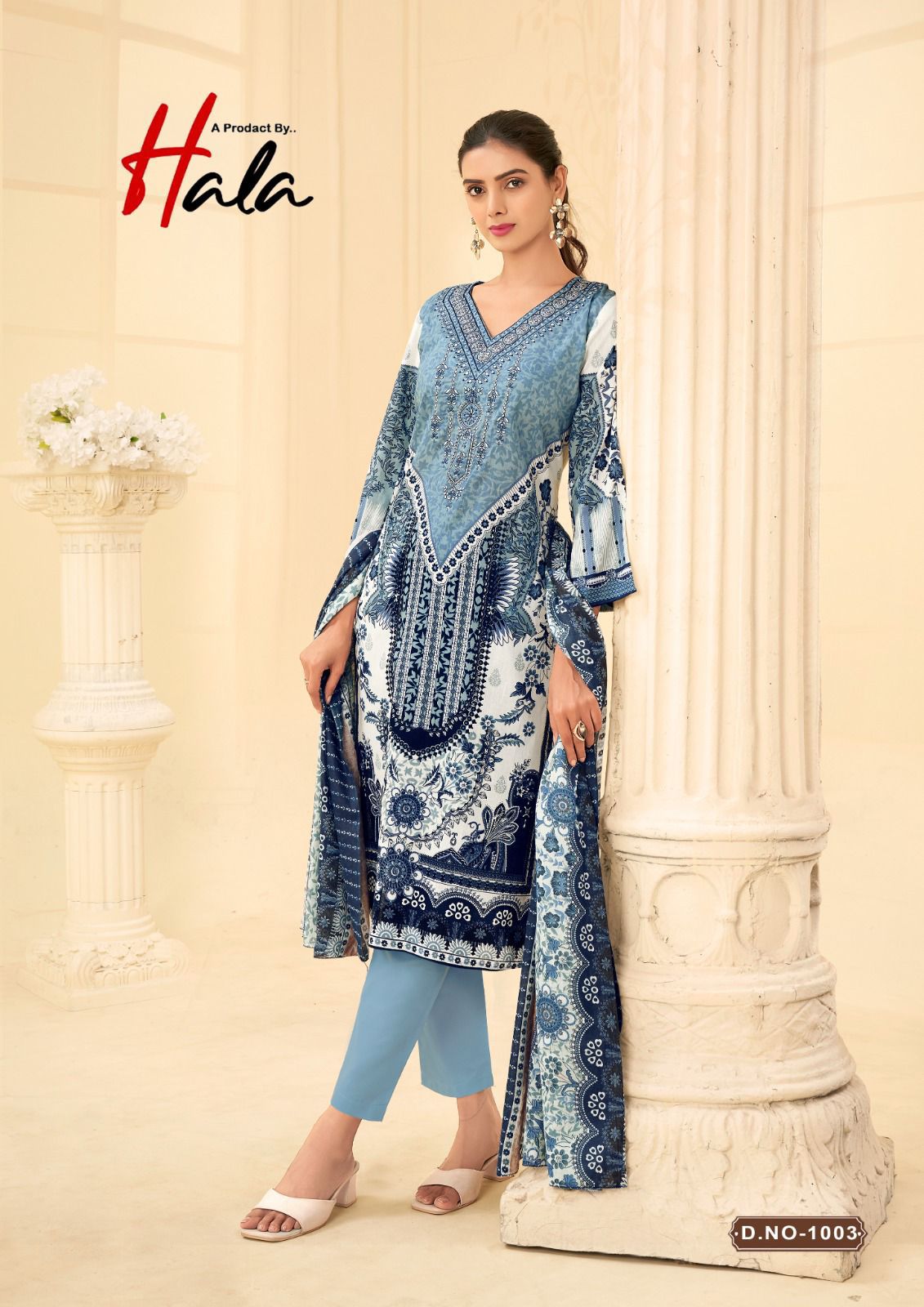 Naira Vol 1 Hala Cotton Karachi Salwar Suits Exporter