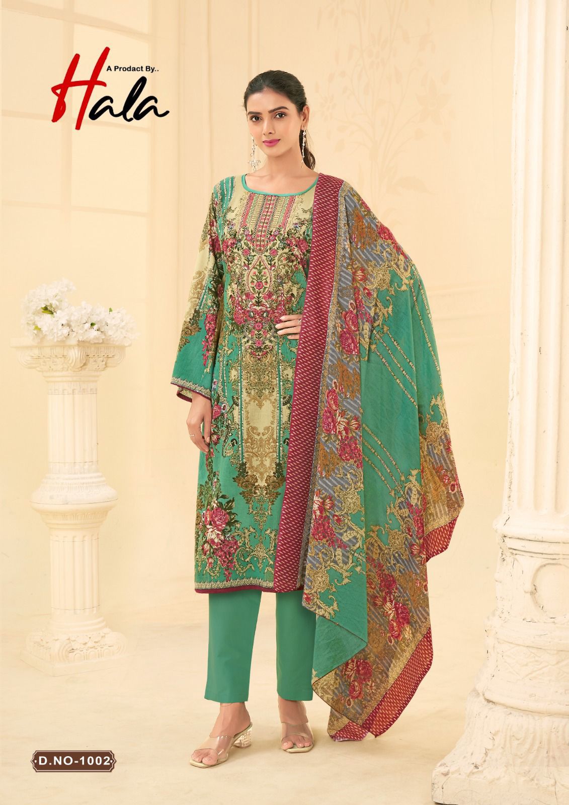 Naira Vol 1 Hala Cotton Karachi Salwar Suits Exporter