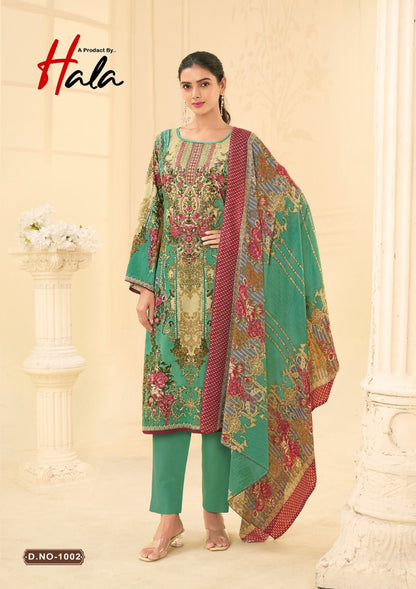 Naira Vol 1 Hala Cotton Karachi Salwar Suits Exporter