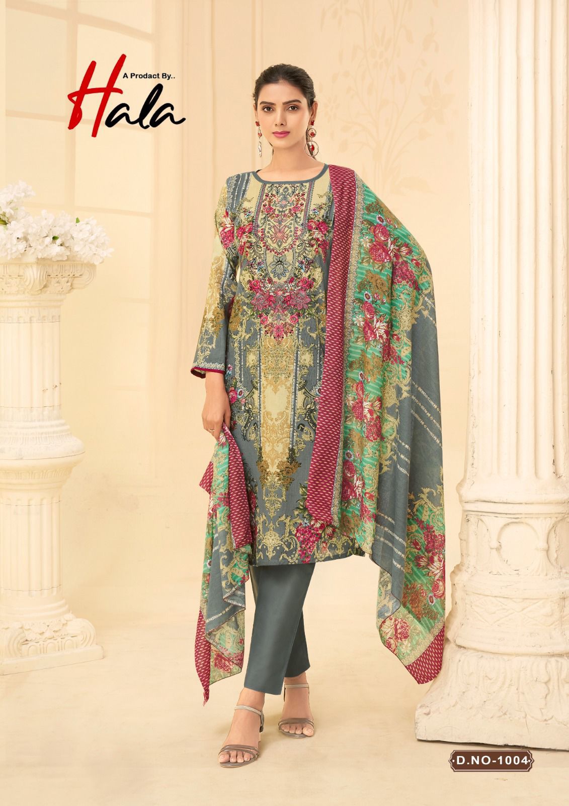 Naira Vol 1 Hala Cotton Karachi Salwar Suits Exporter