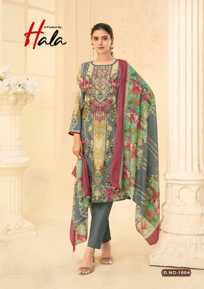 Naira Vol 1 Hala Cotton Karachi Salwar Suits Exporter