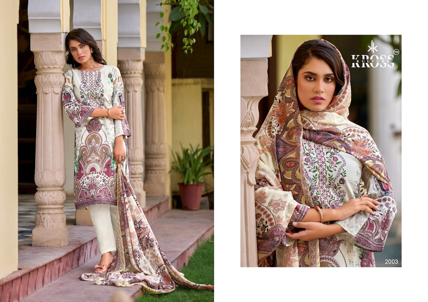 Naira Vol 2 Kross Kulture Heavy Cotton Karachi Salwar Suits Wholesaler Ahmedabad