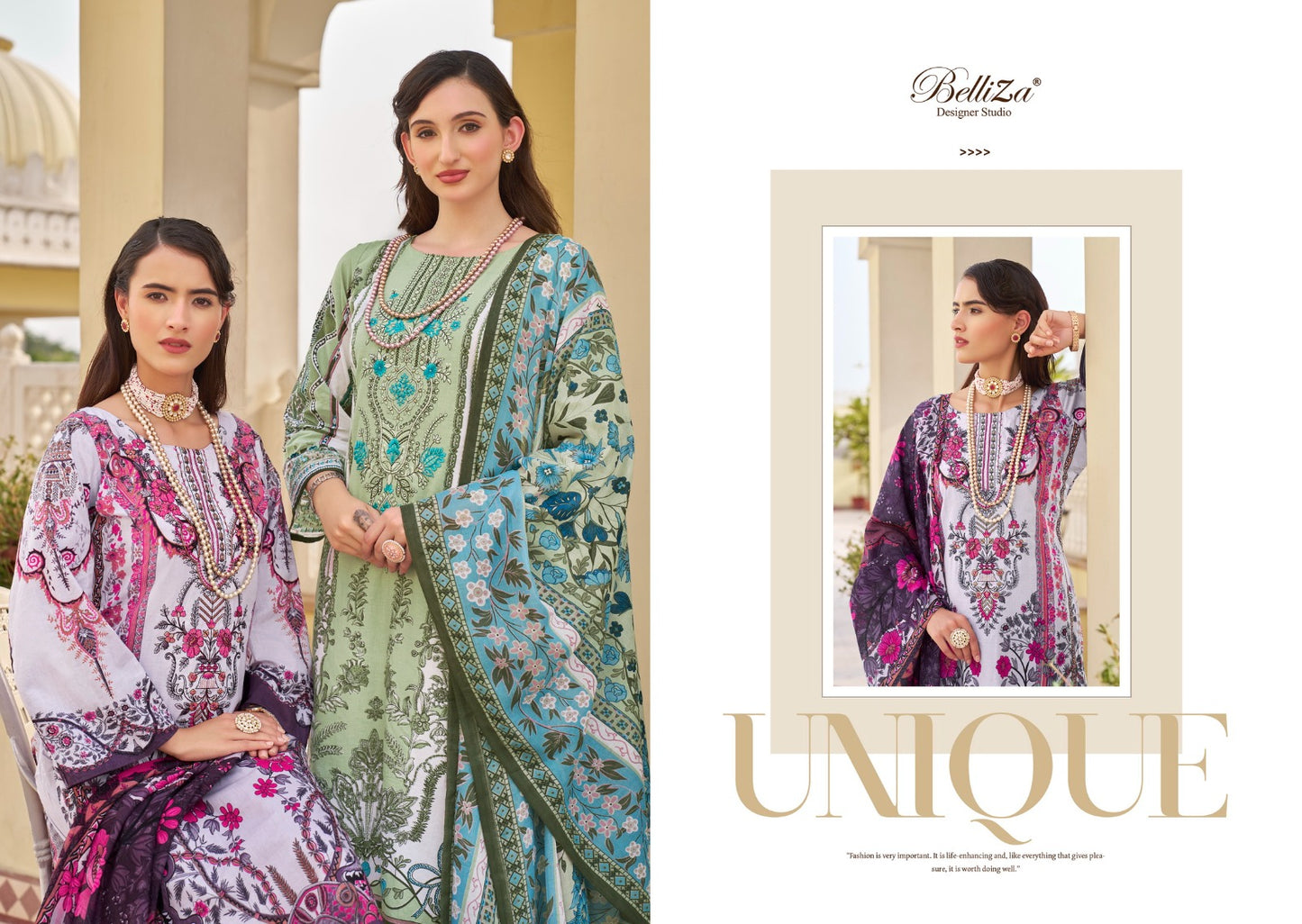 Naira Vol 57 Belliza Designer Studio Pure Cotton Karachi Salwar Suits Manufacturer Ahmedabad
