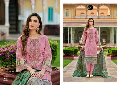 Naira Vol 83 Belliza Designer Studio Cotton Karachi Salwar Suits Supplier India