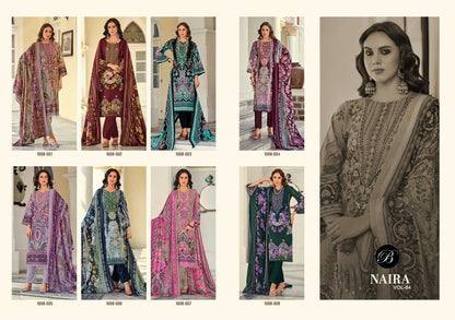 Naira Vol 84 Belliza Designer Studio Cotton Karachi Salwar Suits Exporter