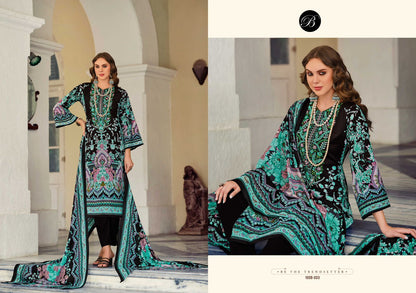 Naira Vol 84 Belliza Designer Studio Cotton Karachi Salwar Suits Exporter