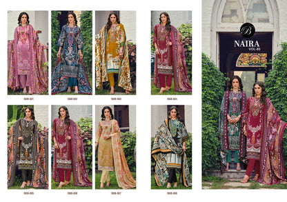 Naira Vol 85 Belliza Designer Studio Cotton Karachi Salwar Suits Manufacturer