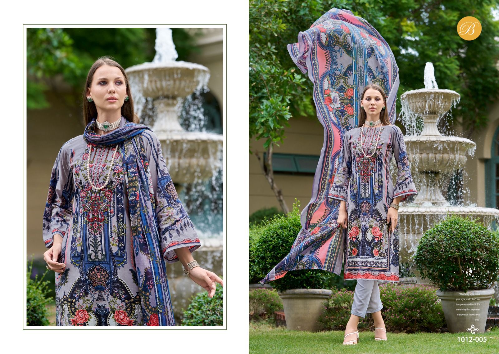 Naira Vol 86 Belliza Designer Studio Cotton Karachi Salwar Suits Wholesale Price