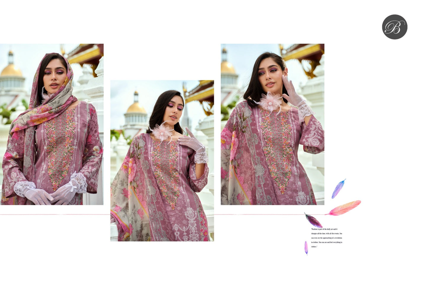 Naira Vol 88 Belliza Designer Studio Cotton Karachi Salwar Suits Supplier Gujarat