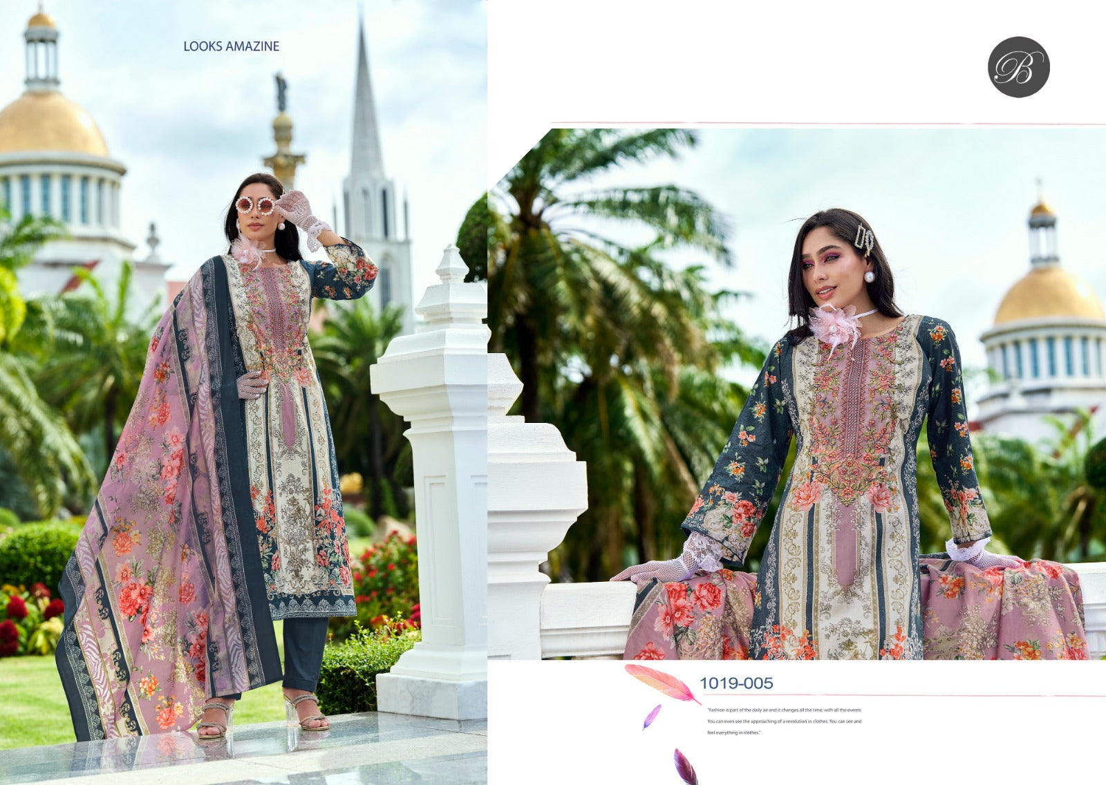 Naira Vol 88 Belliza Designer Studio Cotton Karachi Salwar Suits Supplier Gujarat