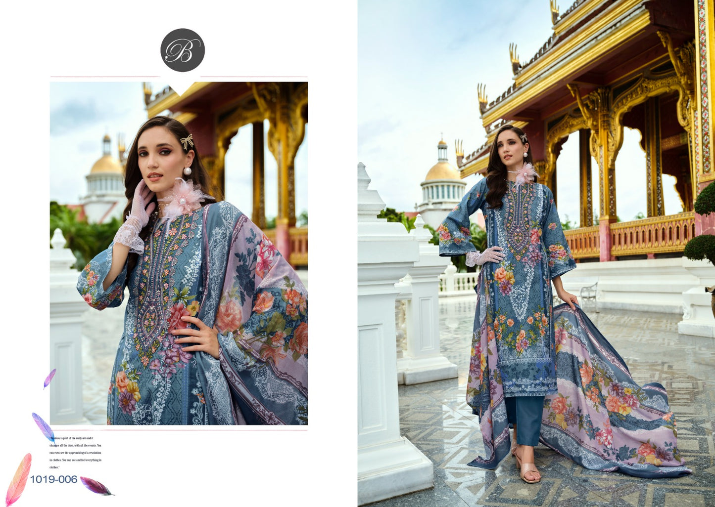 Naira Vol 88 Belliza Designer Studio Cotton Karachi Salwar Suits Supplier Gujarat
