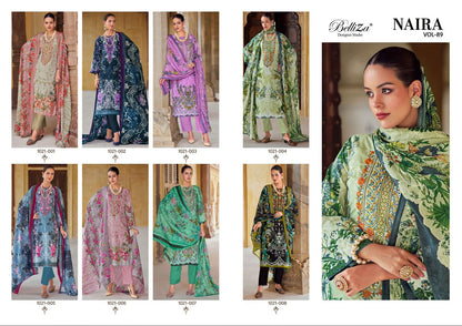 Naira Vol 89 Belliza Designer Studio Cotton Karachi Salwar Suits Manufacturer India
