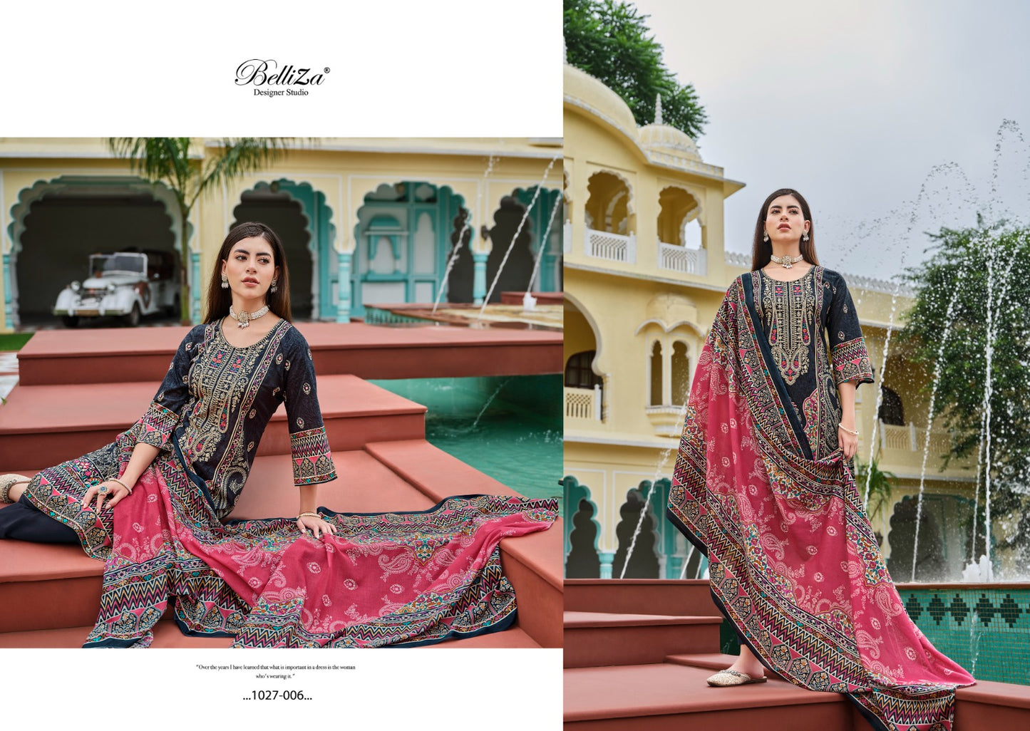 Naira Vol 90 Belliza Designer Studio Cotton Karachi Salwar Suits Supplier India