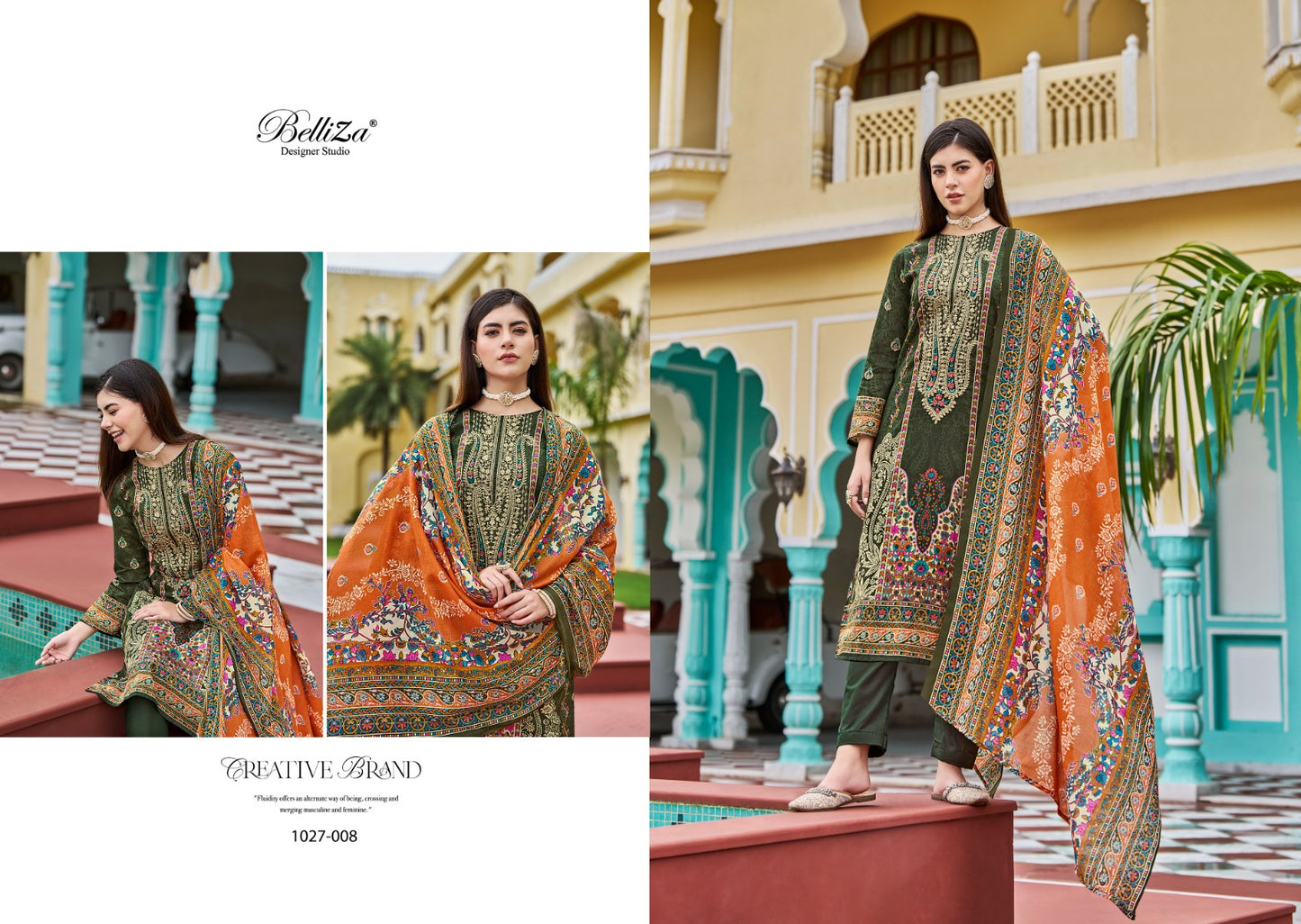 Naira Vol 90 Belliza Designer Studio Cotton Karachi Salwar Suits Supplier India
