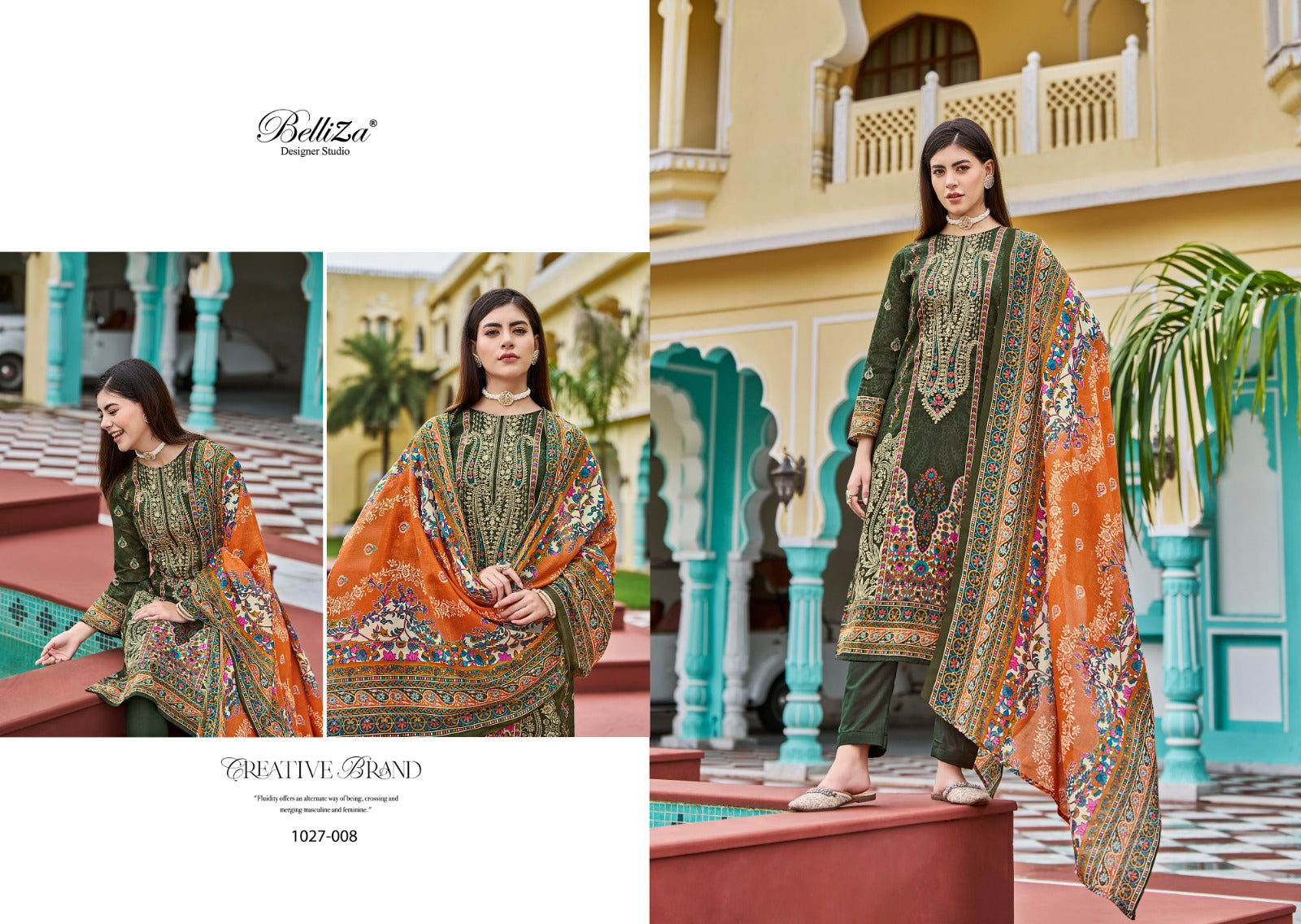 Naira Vol 90 Belliza Designer Studio Cotton Karachi Salwar Suits Supplier India