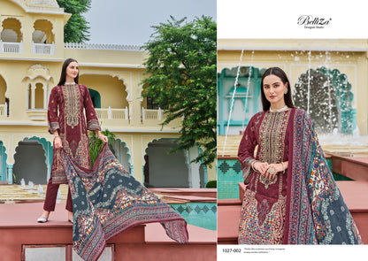 Naira Vol 90 Belliza Designer Studio Cotton Karachi Salwar Suits Supplier India