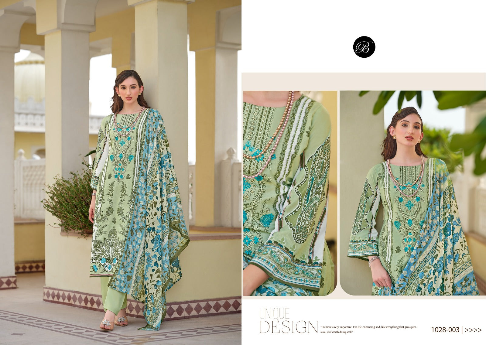 Naira Vol 91 Belliza Designer Studio Cotton Karachi Salwar Suits Exporter Ahmedabad