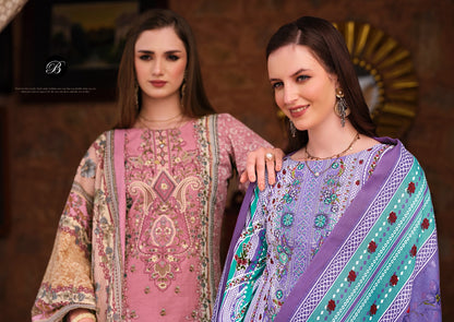 Naira Vol 93 Belliza Designer Studio Pure Cotton Karachi Salwar Suits Supplier