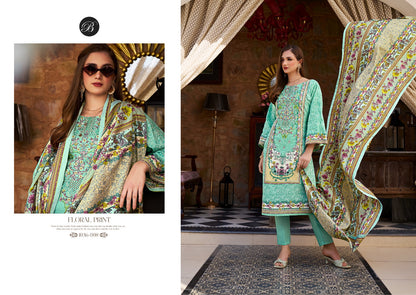 Naira Vol 93 Belliza Designer Studio Pure Cotton Karachi Salwar Suits Supplier