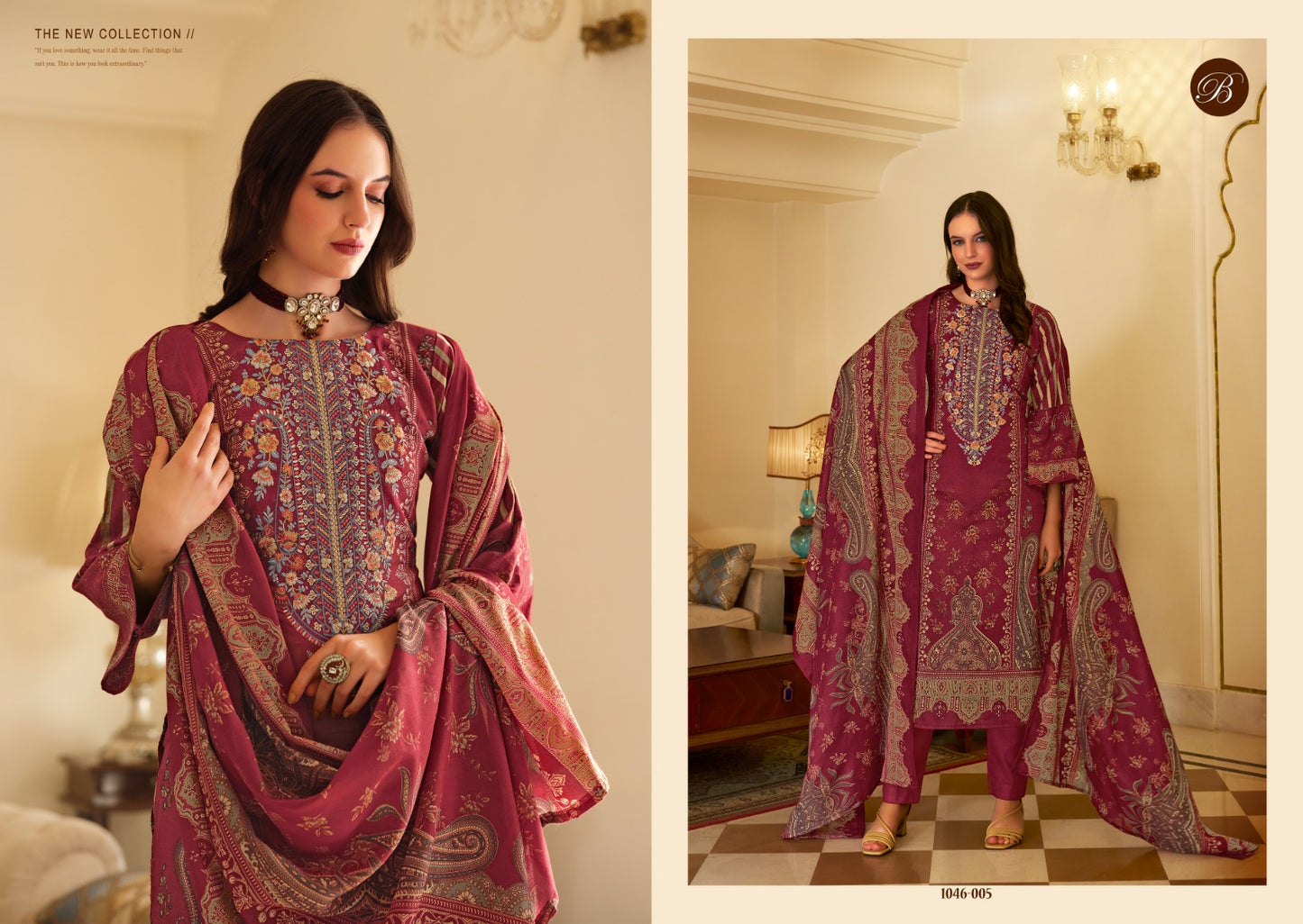 Naira Vol 94 Belliza Designer Studio Pure Cotton Karachi Salwar Suits Wholesaler India