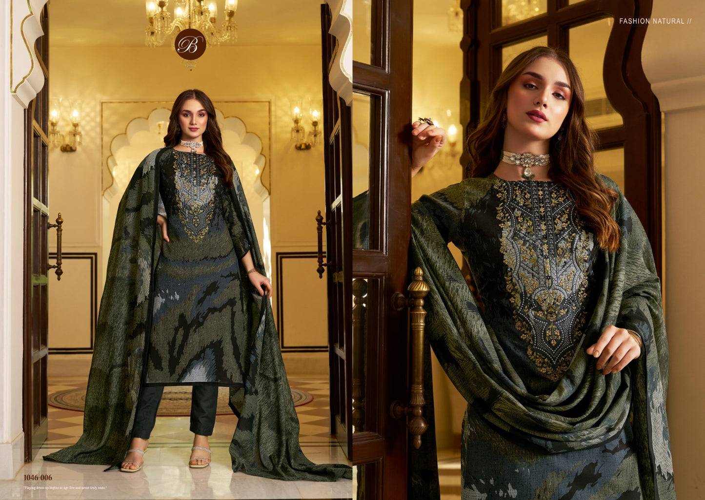 Naira Vol 94 Belliza Designer Studio Pure Cotton Karachi Salwar Suits Wholesaler India