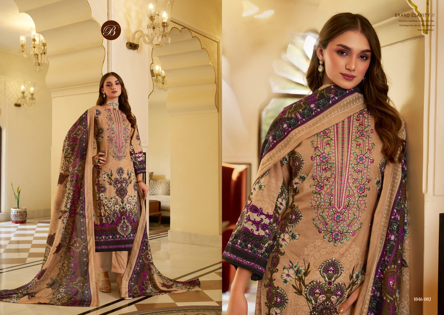 Naira Vol 94 Belliza Designer Studio Pure Cotton Karachi Salwar Suits Wholesaler India