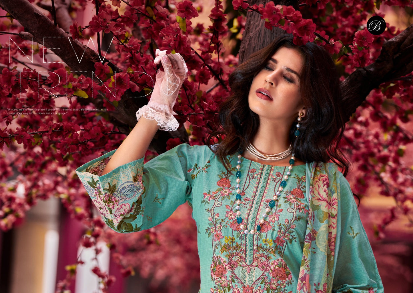 Naira Vol 97 Belliza Designer Studio Cotton Karachi Salwar Suits Supplier