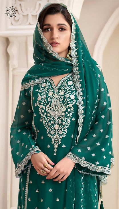 Naisa Kuleesh Vinay Fashion Llp Silk Chiffon Plazzo Style Suits Manufacturer Gujarat