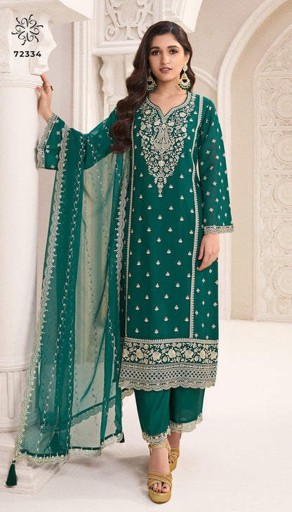 Naisa Kuleesh Vinay Fashion Llp Silk Chiffon Plazzo Style Suits Manufacturer Gujarat