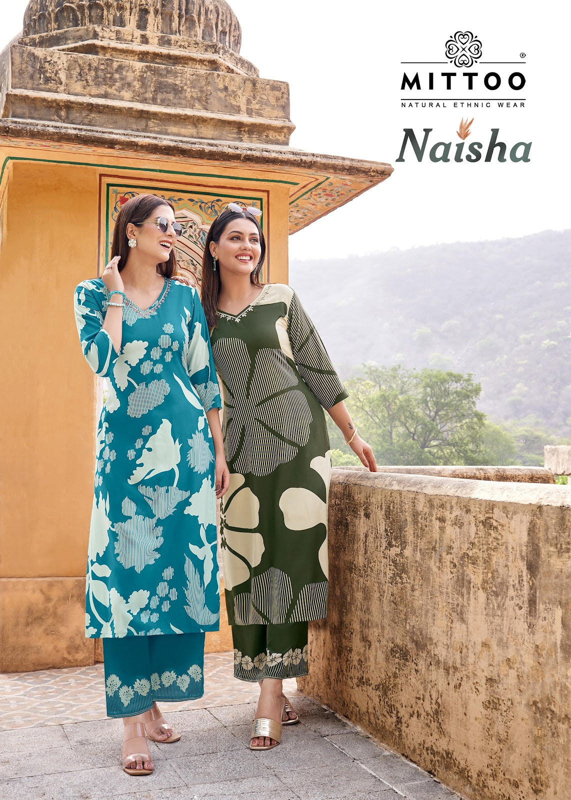 Naisha Mittoo Rayon Co Ord Set Wholesaler